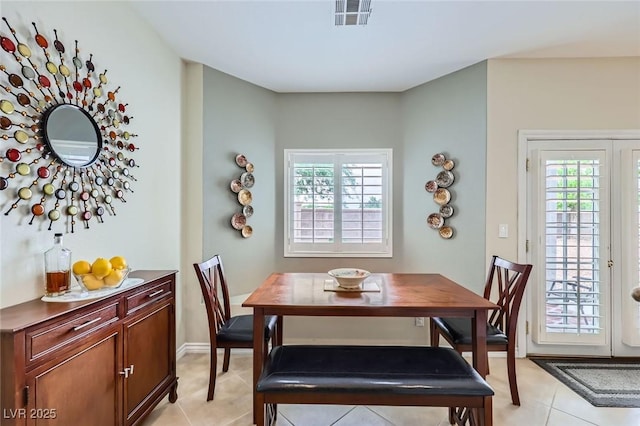 247 Integrity Ridge Dr, Henderson, NV 89052 - dining space with healthy amount of natural light and light tile patterned flooring