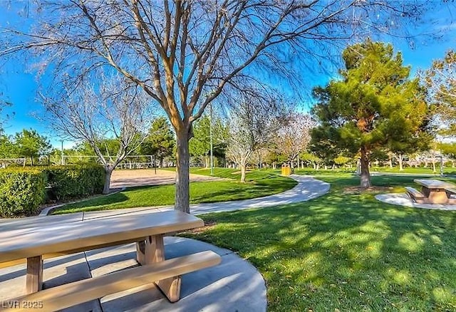 247 Integrity Ridge Dr, Henderson, NV 89052 - surrounding community featuring a lawn