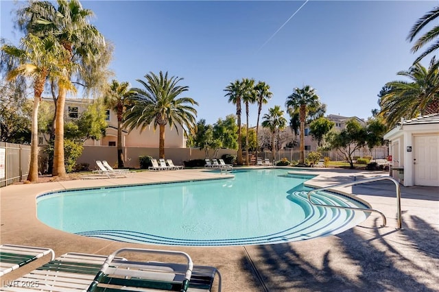247 Integrity Ridge Dr, Henderson, NV 89052 - community pool with a patio