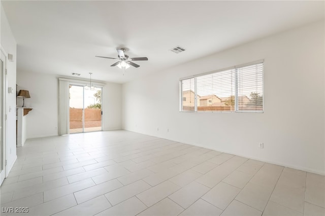 3844 Kit Fox St, Las Vegas, NV 89122 - empty room featuring ceiling fan
