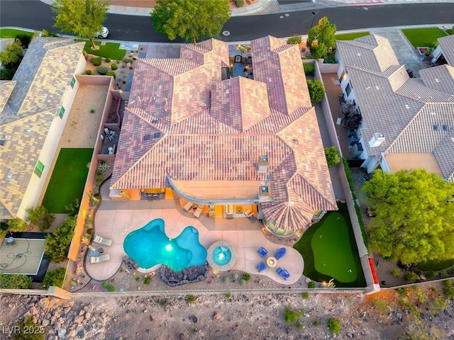 22 Starbrook Dr, Henderson, NV 89052 - bird's eye view of a pool