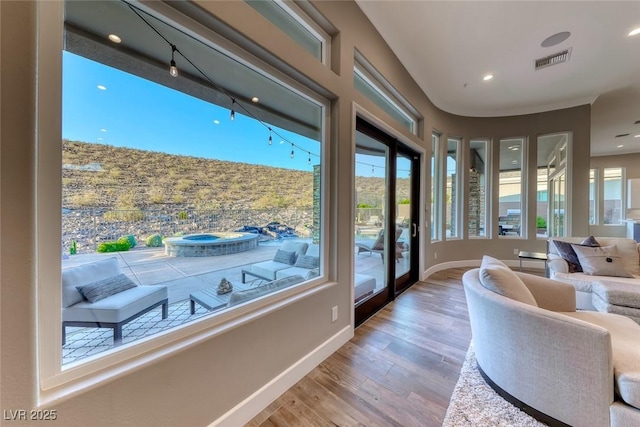 22 Starbrook Dr, Henderson, NV 89052 - sunroom / solarium with plenty of natural light and a mountain view
