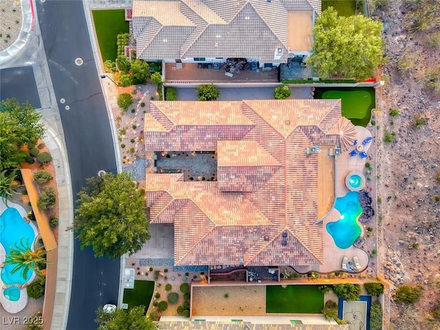 22 Starbrook Dr, Henderson, NV 89052 - drone / aerial view of a pool