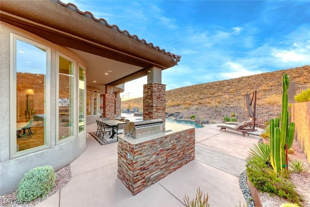 22 Starbrook Dr, Henderson, NV 89052 - view of patio / terrace with area for grilling