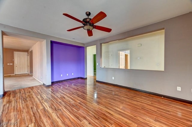 6720 Sand Swallow St, North Las Vegas, NV 89084 - spare room featuring a ceiling fan and wood finished floors