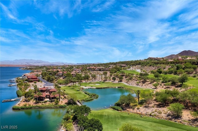 5 Rue Grimaldi Way, Henderson, NV 89011 - view of home's community with golf course view and a water and mountain view