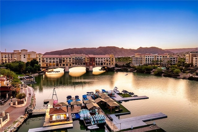 5 Rue Grimaldi Way, Henderson, NV 89011 - water view featuring mountains