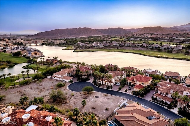 5 Rue Grimaldi Way, Henderson, NV 89011 - aerial perspective of suburban area with a water and mountain view and a local golf course