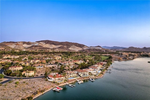 5 Rue Grimaldi Way, Henderson, NV 89011 - aerial view of a water and mountain view