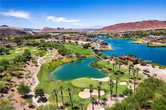 5 Rue Grimaldi Way, Henderson, NV 89011 - view of property location featuring a water and mountain view and a golf course