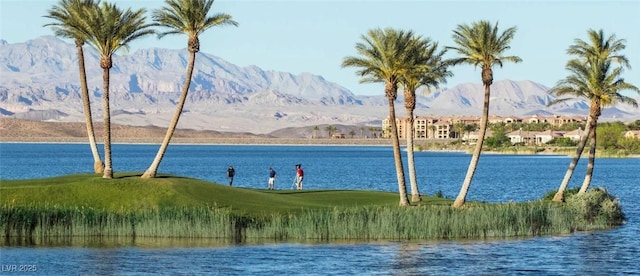 5 Rue Grimaldi Way, Henderson, NV 89011 - water view featuring mountains