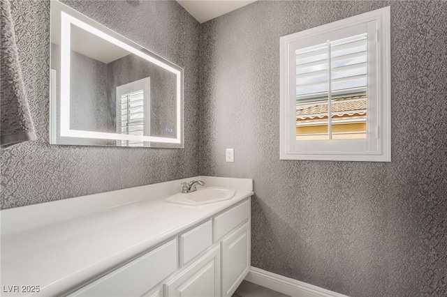 1641 Dark Wolf Ave, Las Vegas, NV 89123 - bathroom featuring vanity and baseboards