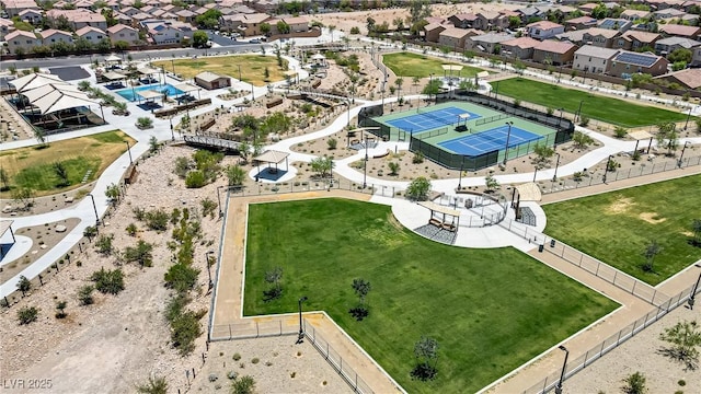 10015 Willowbrook Pond Rd, Las Vegas, NV 89148 - aerial perspective of suburban area