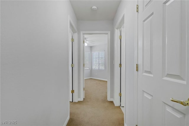 10015 Willowbrook Pond Rd, Las Vegas, NV 89148 - hall featuring baseboards and light colored carpet
