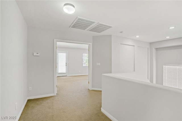 10015 Willowbrook Pond Rd, Las Vegas, NV 89148 - hall featuring light carpet and recessed lighting