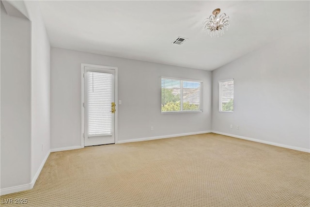 10015 Willowbrook Pond Rd, Las Vegas, NV 89148 - spare room featuring light carpet and baseboards