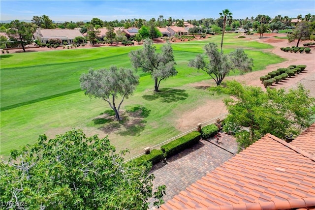 2832 Castle Bar Dr, Las Vegas, NV 89134 - view of community featuring view of golf course and a lawn