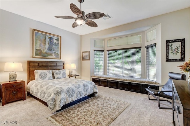 2832 Castle Bar Dr, Las Vegas, NV 89134 - carpeted bedroom with ceiling fan