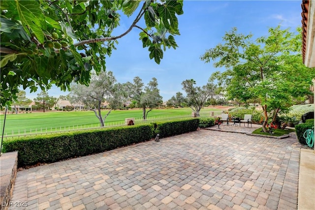 2832 Castle Bar Dr, Las Vegas, NV 89134 - view of home's community featuring a patio and golf course view