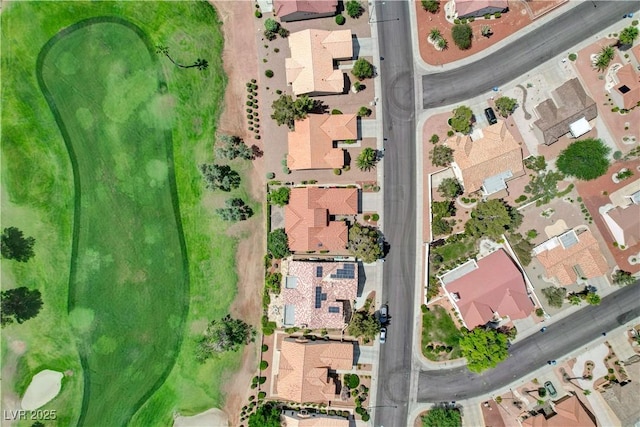 2832 Castle Bar Dr, Las Vegas, NV 89134 - aerial view of property and surrounding area featuring nearby suburban area and a local golf course