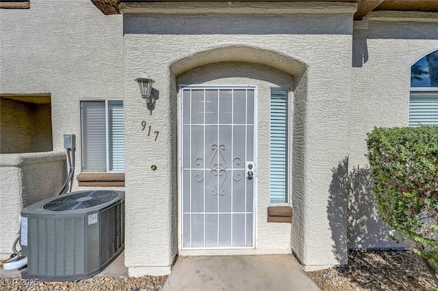 917 Intrigue Way, Las Vegas, NV 89128 - view of exterior entry with stucco siding