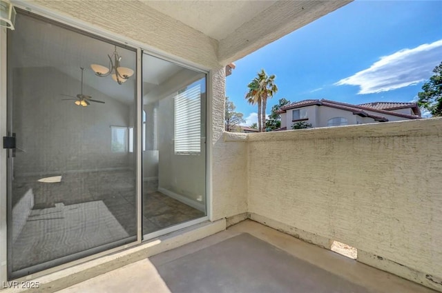 917 Intrigue Way, Las Vegas, NV 89128 - view of patio / terrace with ceiling fan