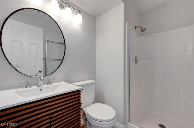 917 Intrigue Way, Las Vegas, NV 89128 - bathroom featuring vanity and a shower