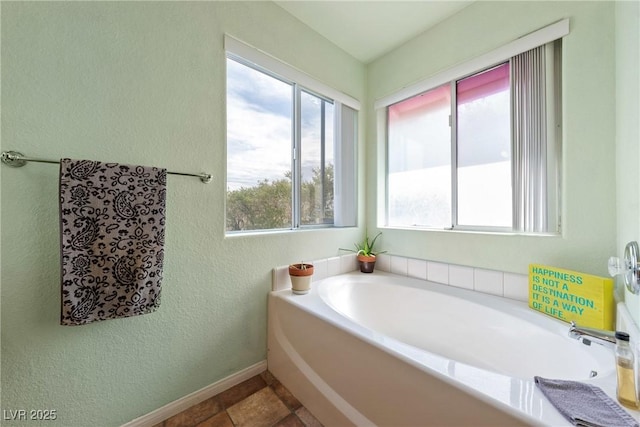 200 E Domingo St, Pahrump, NV 89048 - full bath featuring a garden tub and a textured wall