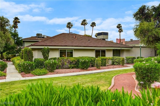 3022 El Camino Ave, Las Vegas, NV 89102 - back of house with a yard and stucco siding