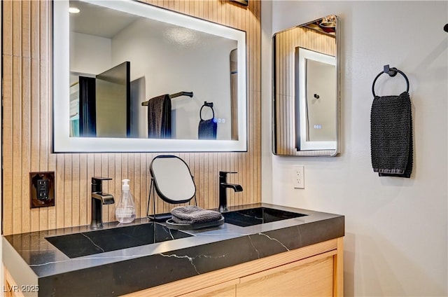 3022 El Camino Ave, Las Vegas, NV 89102 - bathroom featuring vanity and backsplash