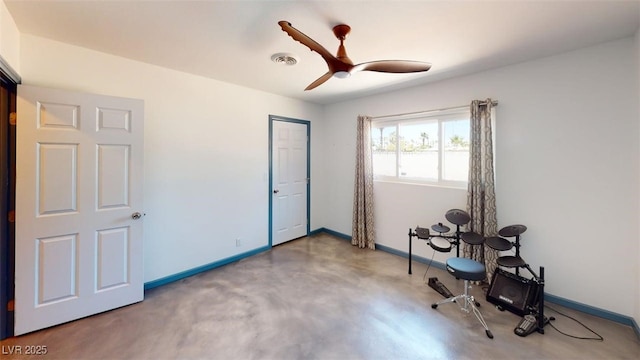 1518 Golden Arrow Dr, Las Vegas, NV 89169 - unfurnished bedroom featuring baseboards and ceiling fan