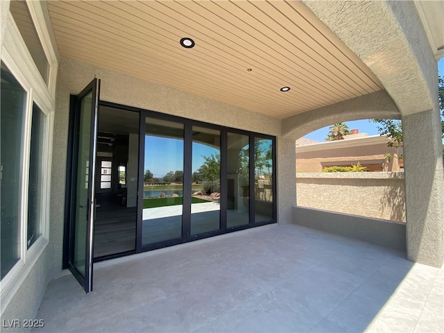 3012 Hawksdale Dr, Las Vegas, NV 89134 - view of patio featuring a water view