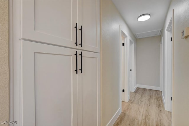 4512 Mark Ave, Las Vegas, NV 89108 - hall with light wood-type flooring and baseboards