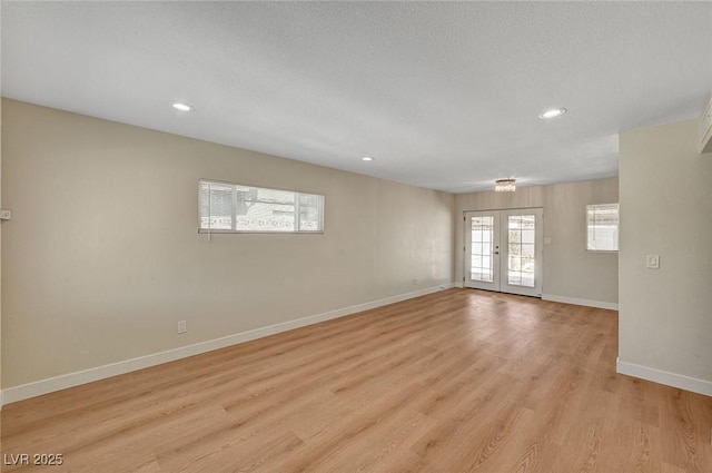 4804 Apawana Ln, Las Vegas, NV 89108 - empty room with recessed lighting and light wood-style floors