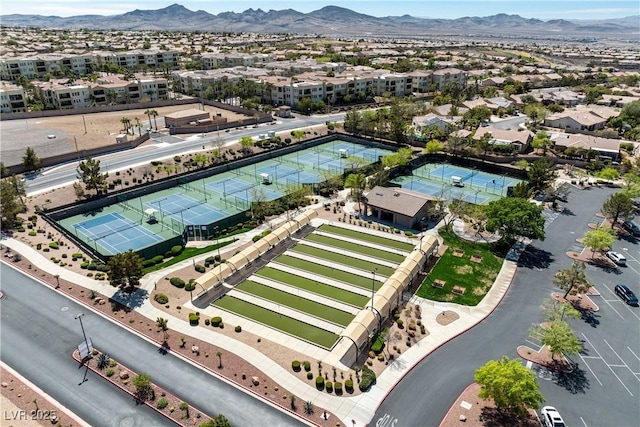 2606 Crested Butte St, Henderson, NV 89052 - aerial view of residential area featuring mountains