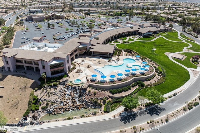 2606 Crested Butte St, Henderson, NV 89052 - aerial view of a pool
