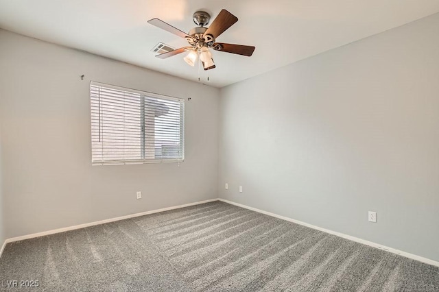 6349 Blushing Willow St, North Las Vegas, NV 89081 - empty room featuring a ceiling fan and carpet floors