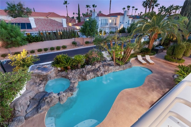 8617 Titleist Cir, Las Vegas, NV 89117 - swimming pool featuring a patio area