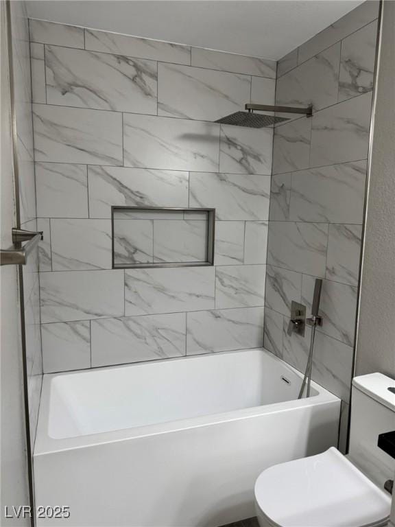 621 Carlos Julio Ave, North Las Vegas, NV 89031 - bathroom with shower / washtub combination and toilet