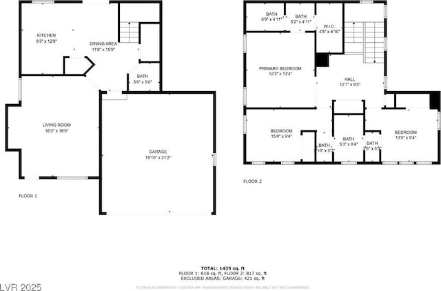 6005 Bristol Crest Ln, Las Vegas, NV 89139 - view of floor plan / room layout