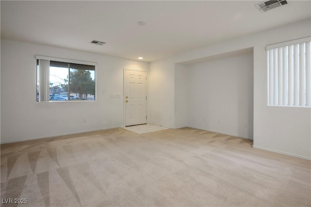 6005 Bristol Crest Ln, Las Vegas, NV 89139 - unfurnished room featuring light carpet and recessed lighting