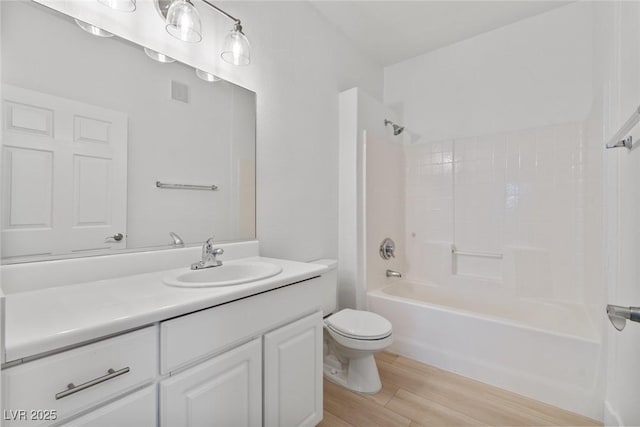 8250 N Grand Canyon Dr Unit 1050, Las Vegas, NV 89166 - full bath featuring vanity, wood finished floors, and shower / bathtub combination