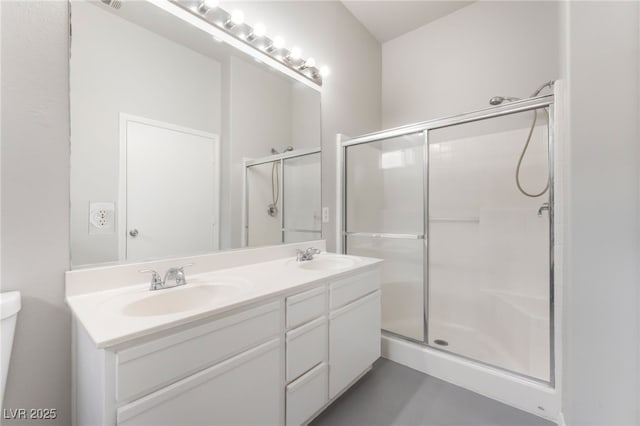 1635 Otto Merida Ave, Las Vegas, NV 89106 - full bath with an enclosed shower and double vanity
