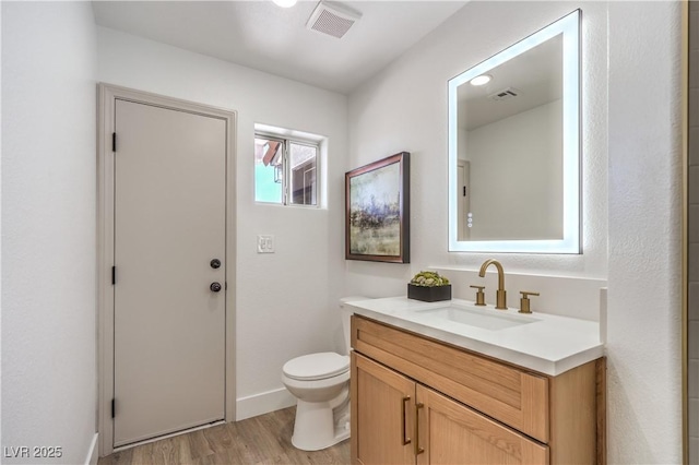 1144 Calico Ridge Dr, Henderson, NV 89011 - bathroom featuring vanity and wood finished floors