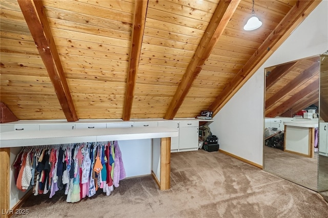 7790 Scottie St, Las Vegas, NV 89166 - bonus room with wood ceiling and carpet floors