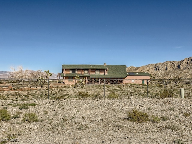 7790 Scottie St, Las Vegas, NV 89166 - back of house featuring a mountain view
