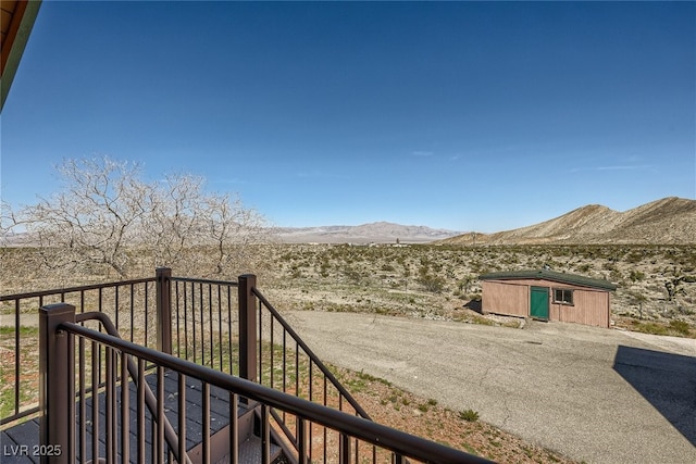 7790 Scottie St, Las Vegas, NV 89166 - balcony with a mountain view