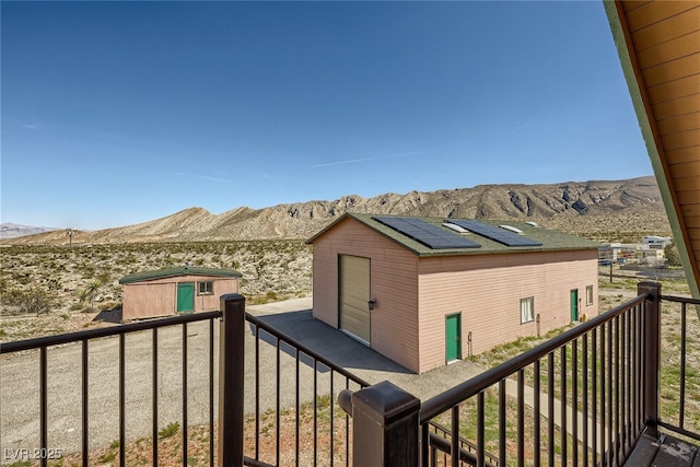 7790 Scottie St, Las Vegas, NV 89166 - balcony featuring a mountain view