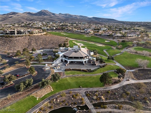 9 Knob Oak Dr, Henderson, NV 89052 - aerial view of property's location featuring nearby suburban area and mountains
