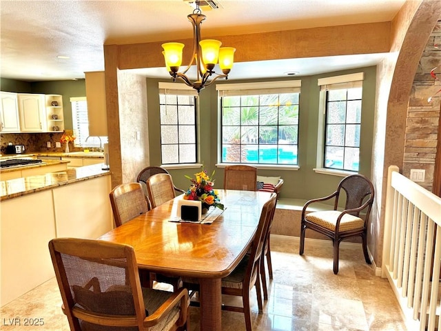 2975 Montessouri St, Las Vegas, NV 89117 - dining room with a chandelier